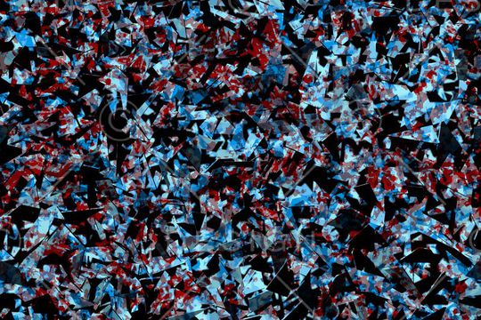 不规则几何印花华亿平台图片