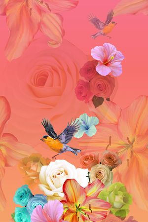 围巾华亿平台印花华亿平台图片