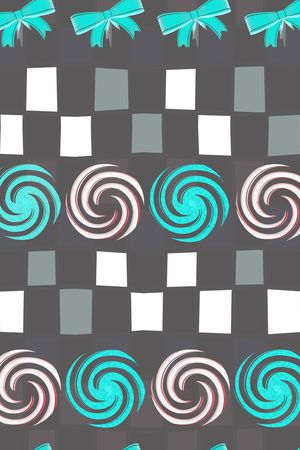 小方块印花华亿平台图片