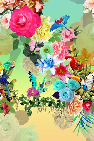 围巾华亿平台印花华亿平台图片