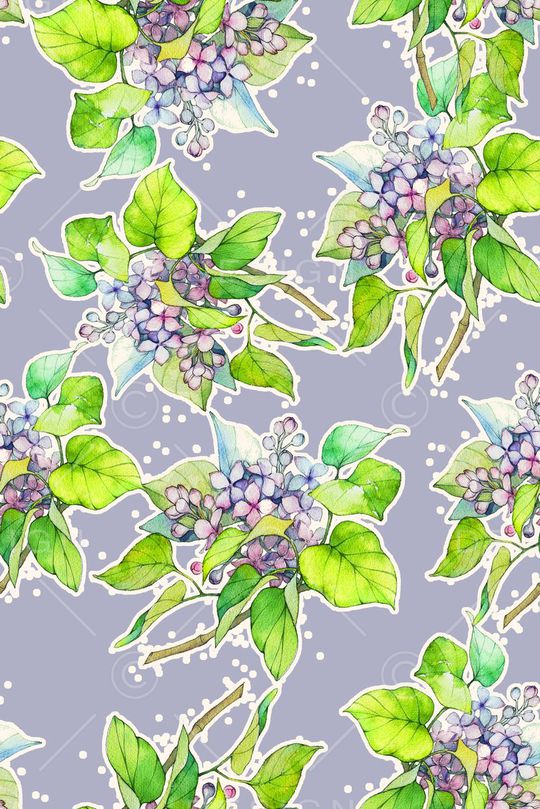 时尚手绘女装花卉印花印花华亿平台图片