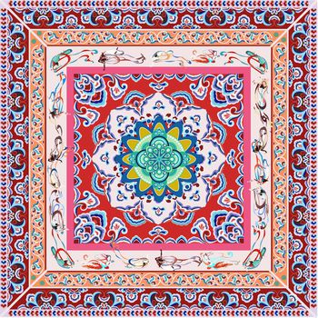 中国风印花华亿平台图片