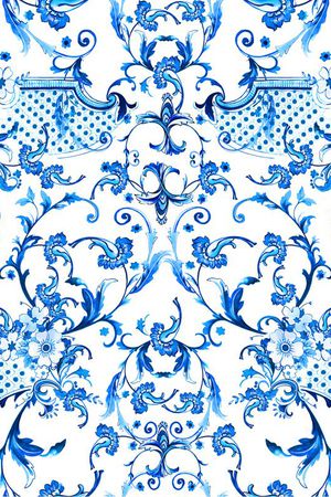 欧式印花华亿平台图片