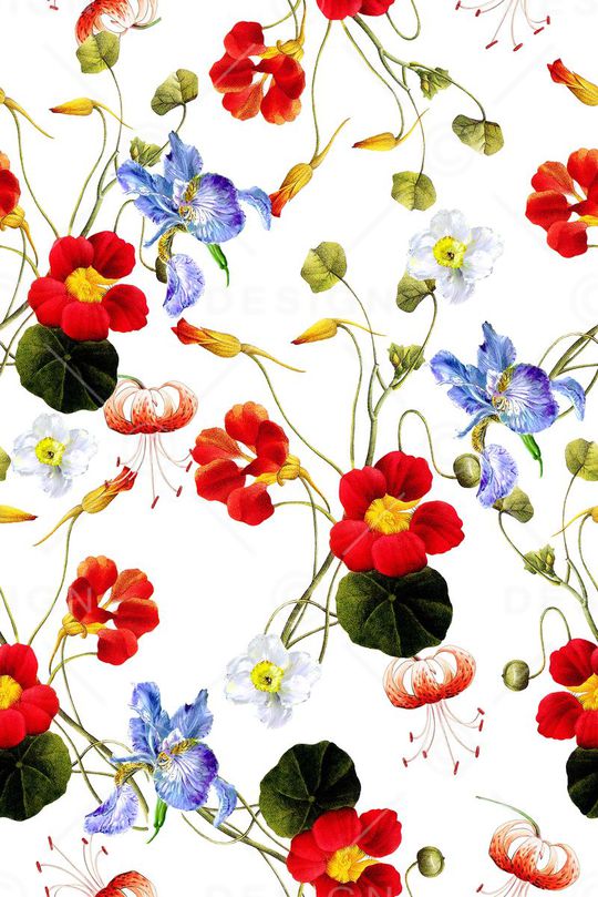 小清新印花华亿平台图片