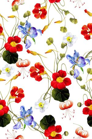 小清新印花华亿平台图片