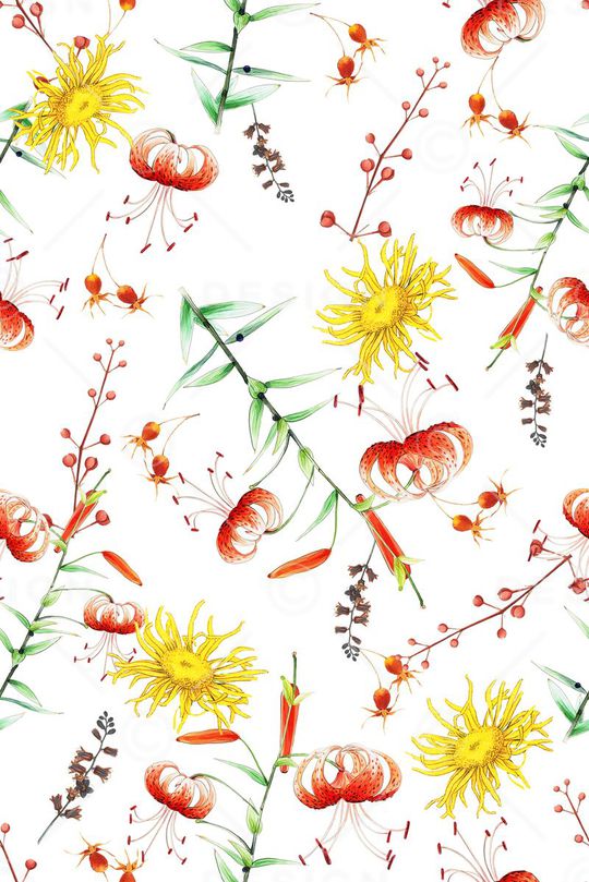 小清新印花华亿平台图片