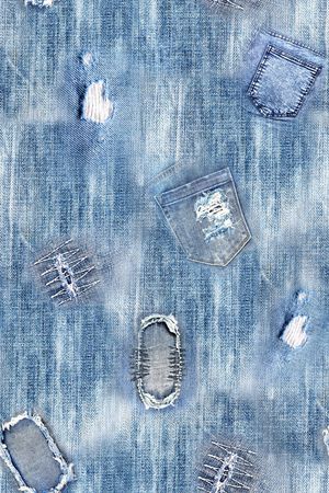 牛仔布印花华亿平台图片