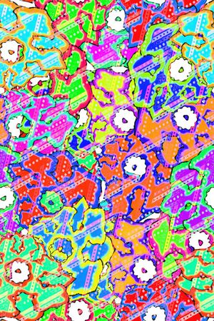 抽象印花华亿平台图片