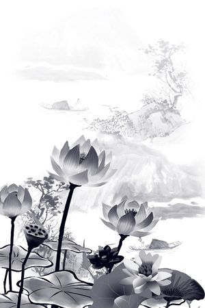 中国风印花华亿平台图片