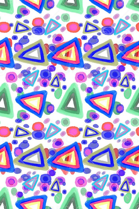 手绘涂鸦图案印花华亿平台图片