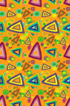 手绘涂鸦图案印花华亿平台图片