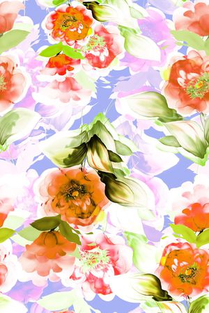 花朵印花华亿平台图片