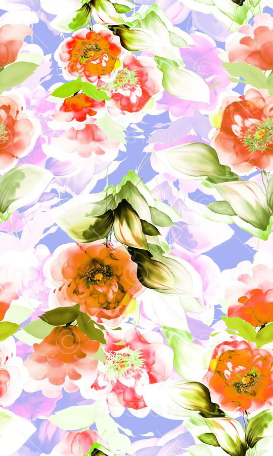 花朵印花华亿平台图片