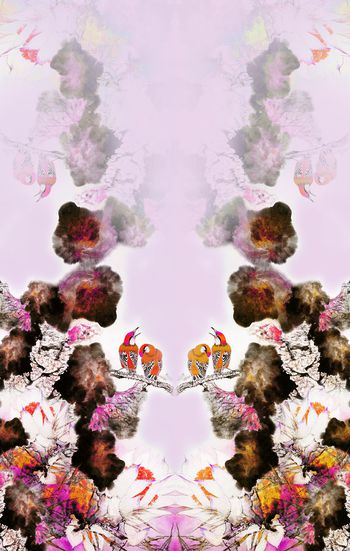 花朵印花华亿平台图片