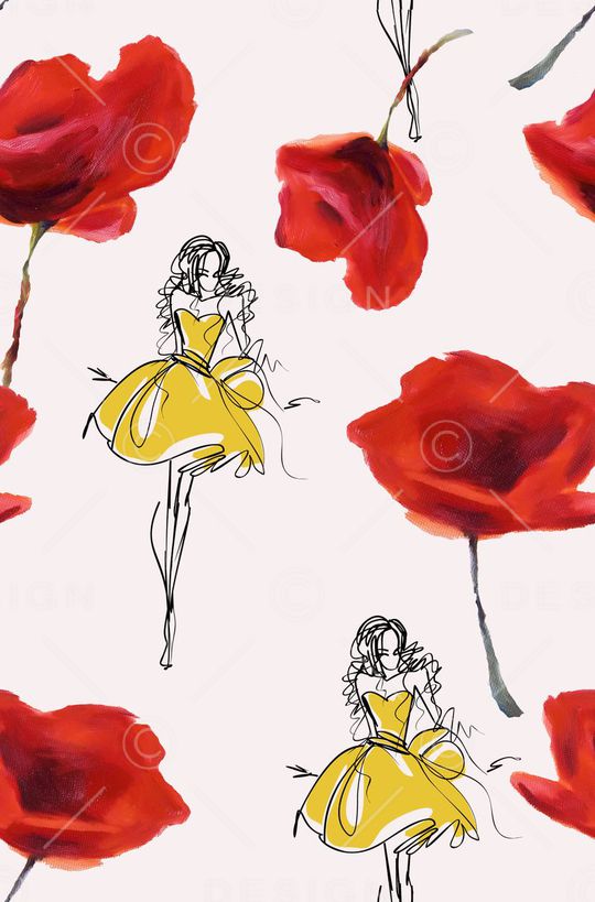 花朵印花华亿平台图片