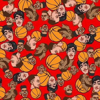 613596-篮球明星红