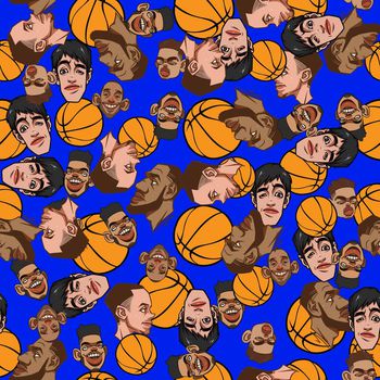 613597-篮球明星蓝