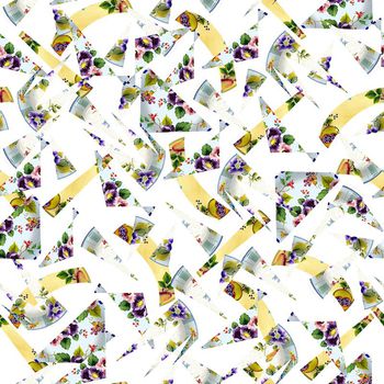 613613-几何切片花朵