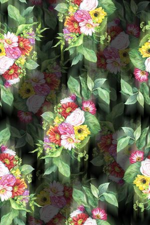 时尚中国风印花印花华亿平台图片