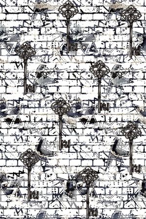 休闲男装印花华亿平台图片