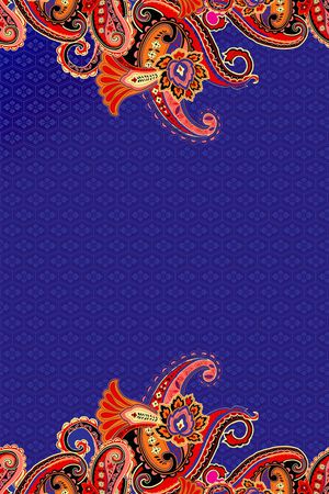 佩斯利印花华亿平台图片