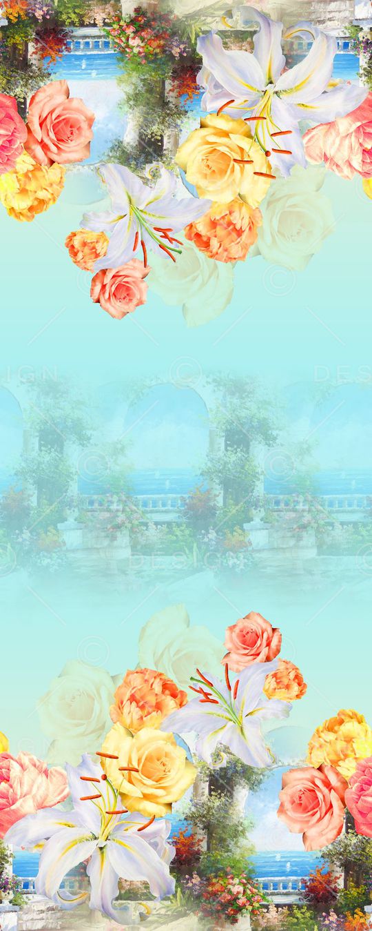 围巾华亿平台印花华亿平台图片