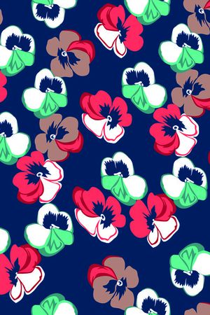 小碎花印花华亿平台图片