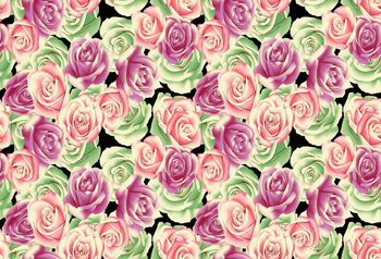 玫瑰印花华亿平台图片