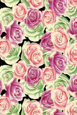 玫瑰印花华亿平台图片