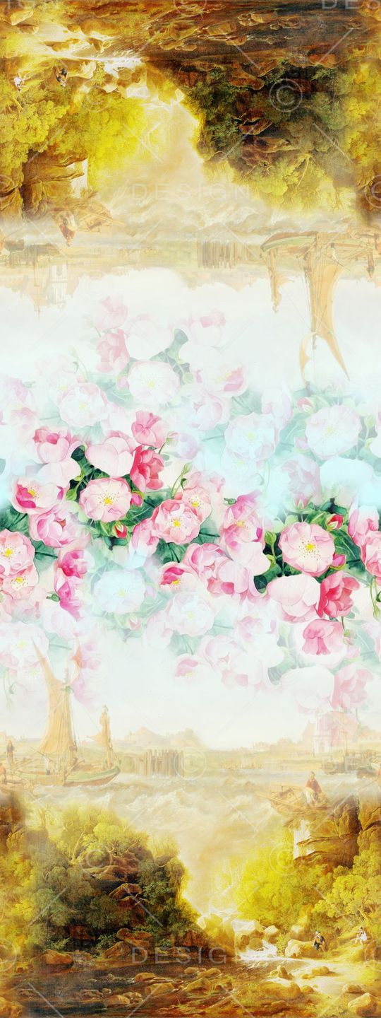 围巾华亿平台印花华亿平台图片