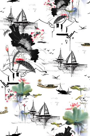 民族风印花华亿平台图片