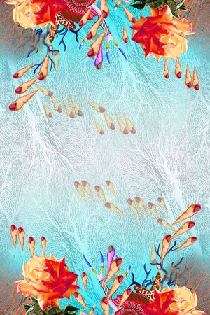 围巾华亿平台印花华亿平台图片