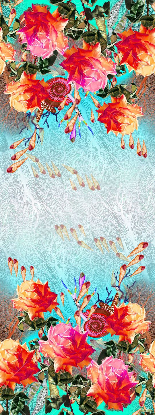 围巾华亿平台印花华亿平台图片