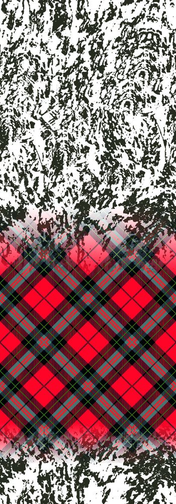 614018-定位格子斑点 红色