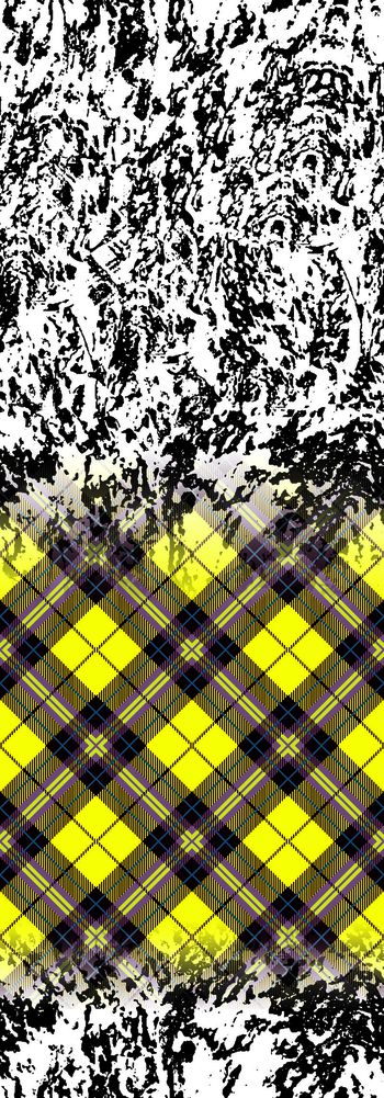 614019-定位格子斑点 黄色