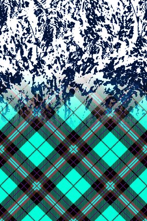 格子印花华亿平台图片