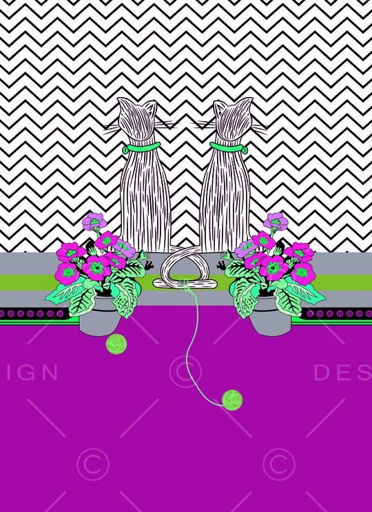 波浪条纹印花华亿平台图片