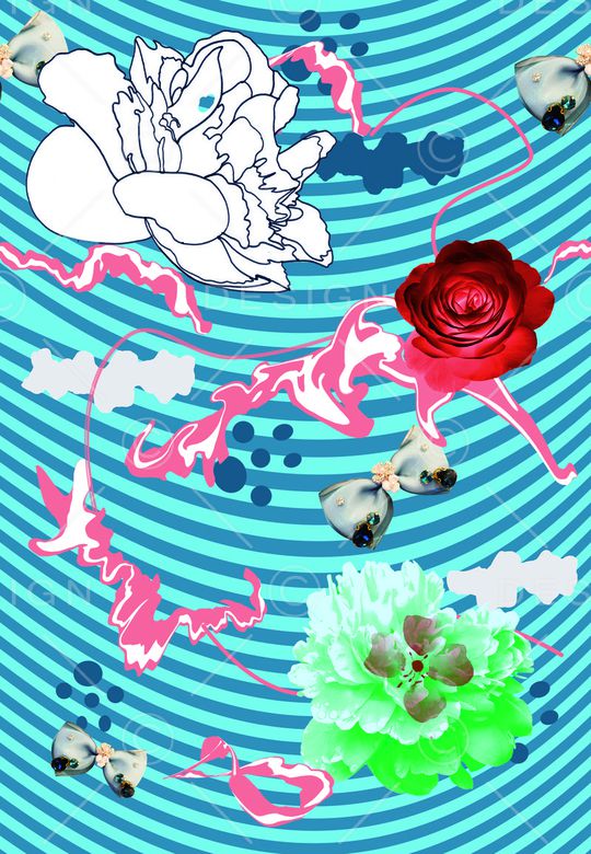 小碎花印花华亿平台图片