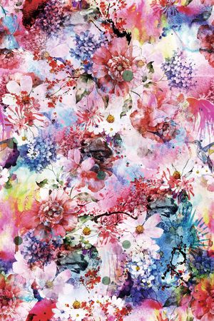 花朵印花华亿平台图片