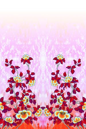 中国风印花华亿平台图片