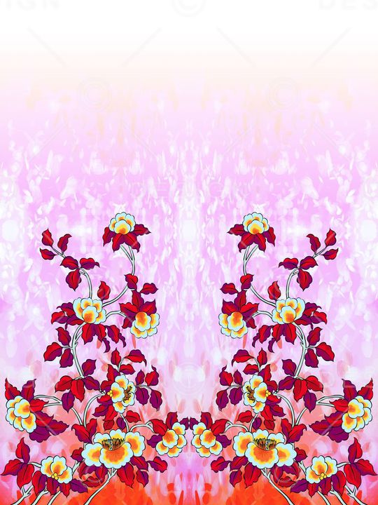 中国风印花华亿平台图片