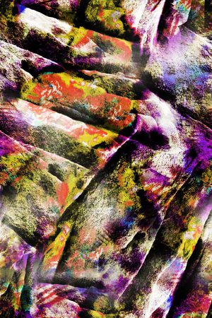 抽象印花华亿平台图片