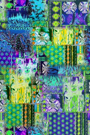 抽象印花华亿平台图片