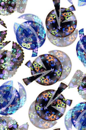 三角形印花华亿平台图片