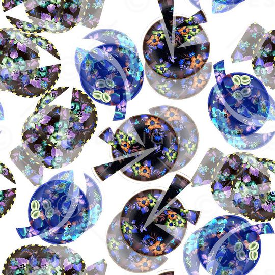 三角形印花华亿平台图片