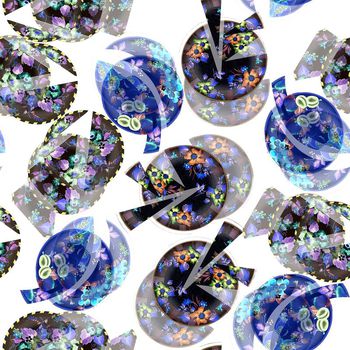 614157-几何切片盘子白