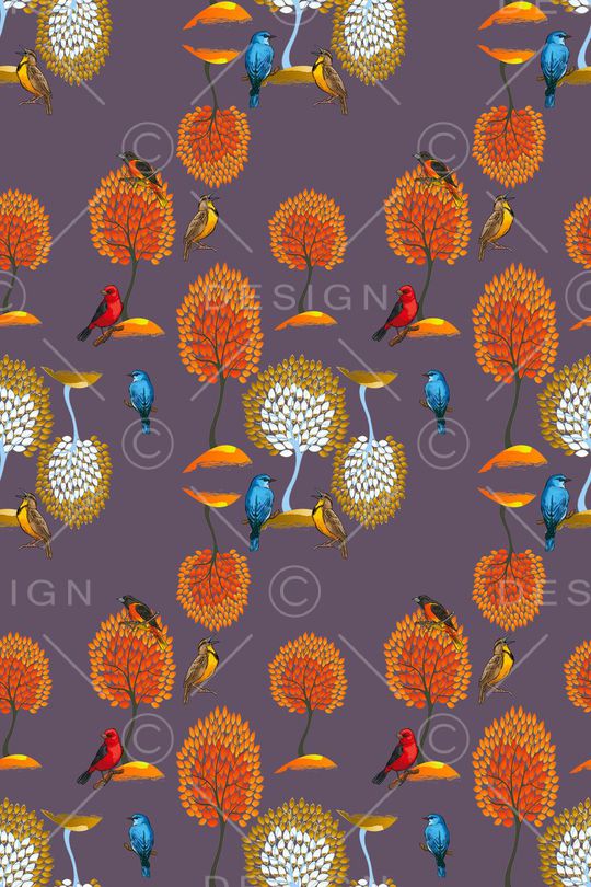 鸟儿印花华亿平台图片