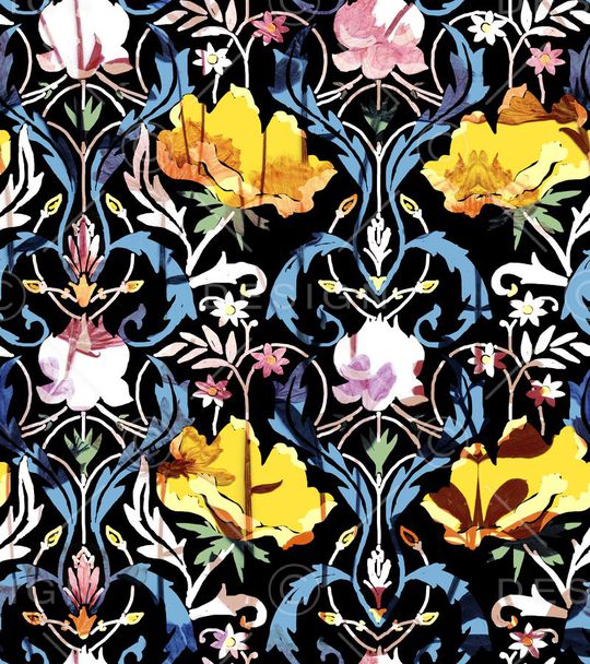 时尚欧美印花华亿平台图片