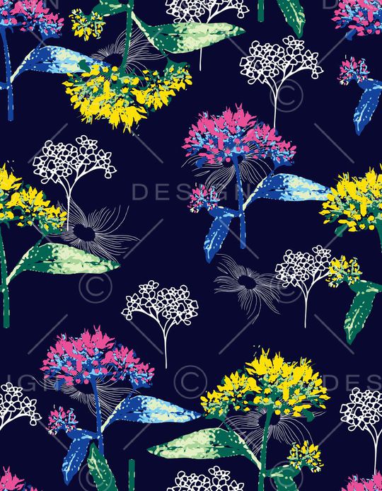 小碎花印花华亿平台图片