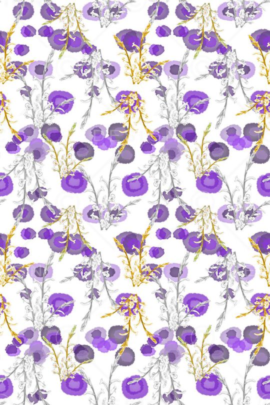 植物花卉印花华亿平台图片